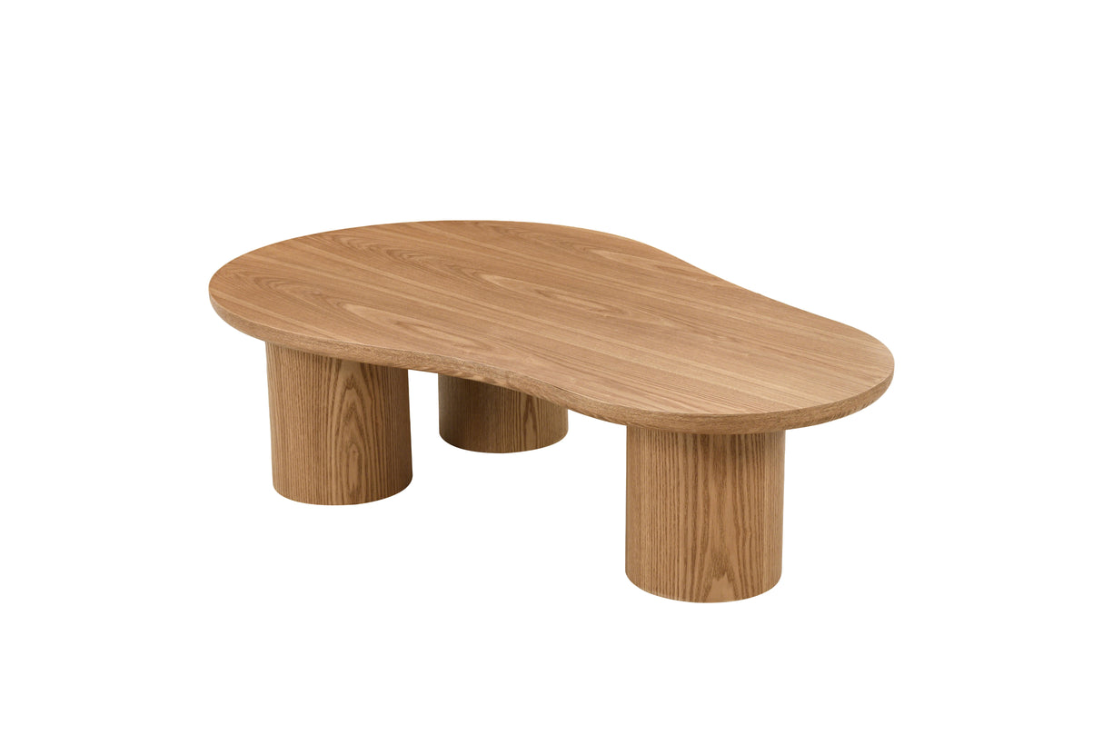 Coffee table ORGANIKO 130cm oak wood look natural
