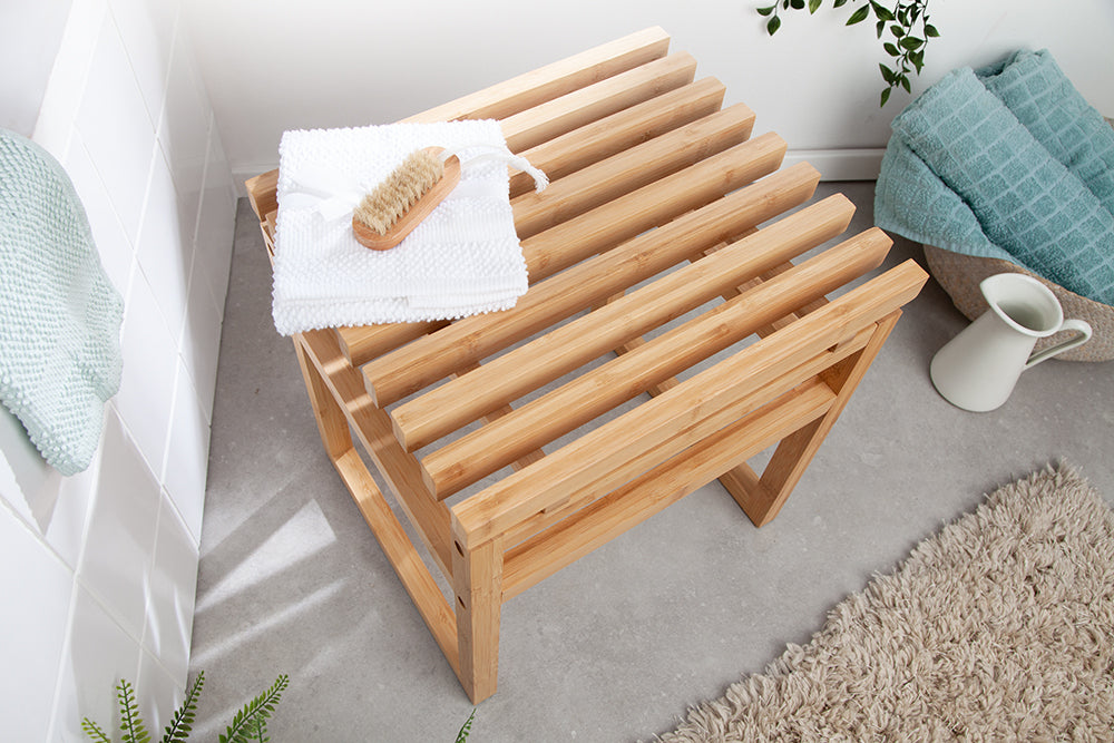 Stool LAGOON SPA 40cm bamboo natural