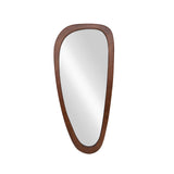 Wall mirror ORGANIC 120cm massive wood walnut wood look