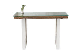 Console EUPHORIA BARRACUDA 120cm recycled massive teak wood w/o glass plate