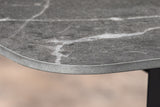 Dining table MILANO 160cm ceramic anthracite marble