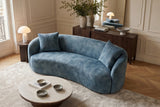 Sofa ELEMENTAL 180cm 2-seater velvet petrol