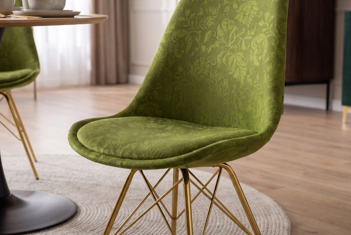 Chair SCANDINAVIA MEISTERSTÜCK ornament green