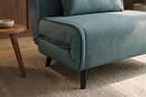 Sleeping chair SMART MULTIFUNCTION 100cm velvet petrol