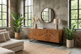 Sideboard SCORPION 180cm 3D mangobraun