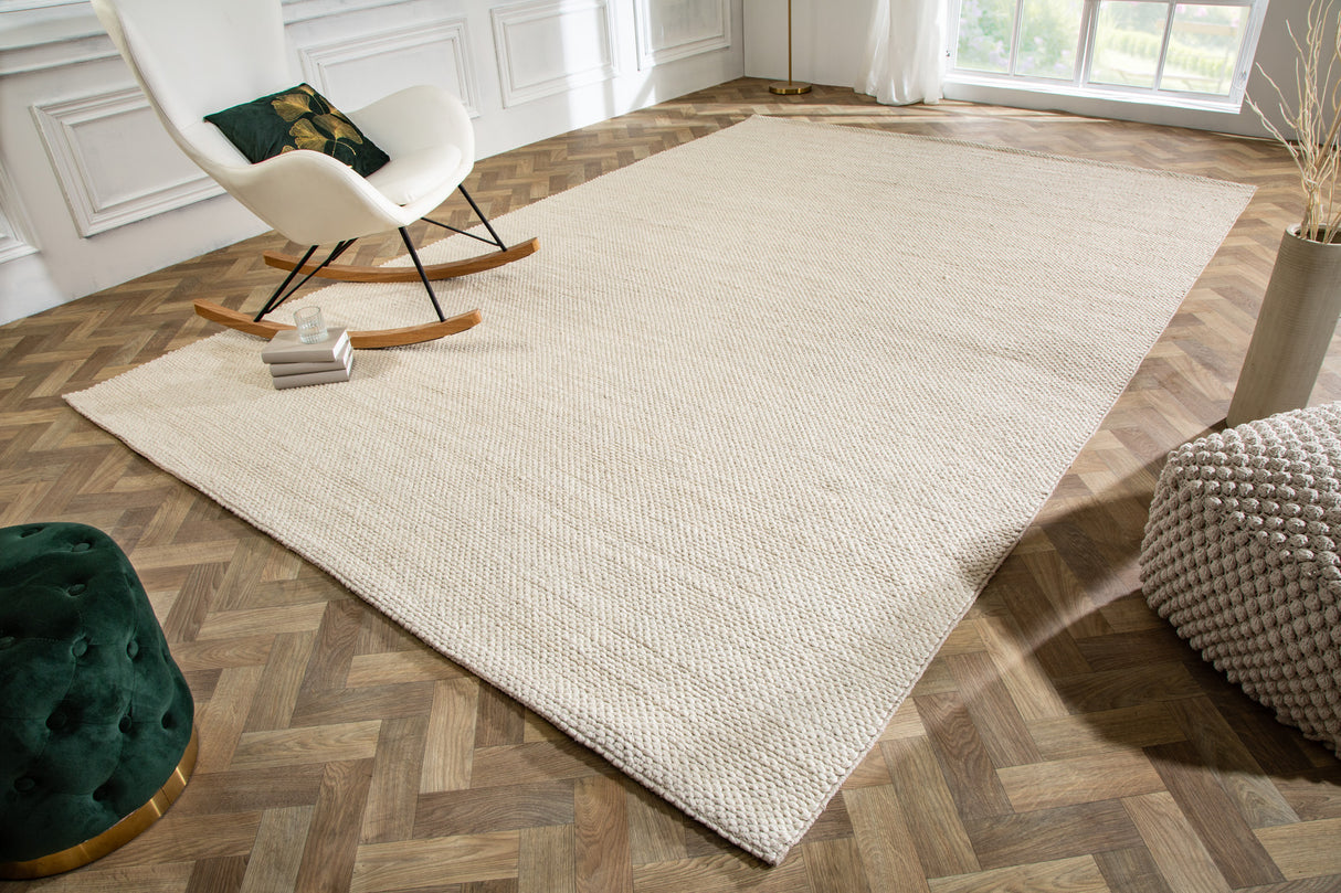 Teppich WOLLE 350x240cm beige