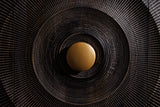 Sideboard GOLDEN SUNSET 140cm 3D Mangoholz schwarz