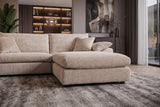 Stool SOHO 100cm chenille beige
