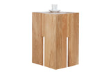 Stool side table CASTLE 45cm wild oak