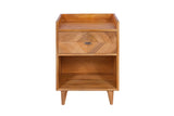 Bedside table INFINITY 55cm mango natural brown