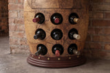Wine shelf half SEVEN SEAS 80cm for 9 bottles pine wood