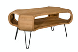 Coffee table ORGANIC LIVING 100cm w/ hairpin legs mango wood natural