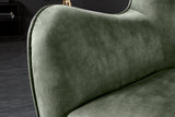 Wing chair AMSTERDAM velvet green