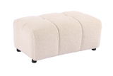 Hocker CLOUD 100cm Bouclé-Tweed beige