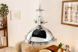 Pendant lamp INDUSTRIAL 40cm chrome