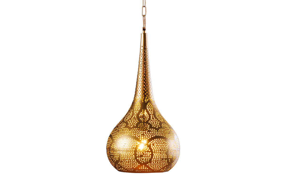 Pendant lamp ORIENT LIVING 50cm iron w/ gold decor