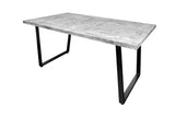 Dining table LOFT 160cm cement look grey