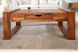 Coffee table BIG MARKANT 100cm sheesham wood