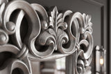 Wall mirror VENICE BAROCK 75cm antique silver