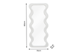 Wall mirror CURVY 160cm greige