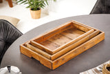 Tray HEMINGWAY set of 3 recycled wood