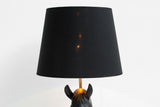 Stehlampe BLACK BEAUTY 130cm schwarzes Pferd