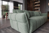 Sofa CLOUD 260cm 3-seater XXL bouclé sage