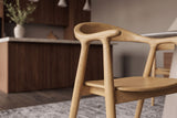 Chair KENNEDY w/ armrests sungkai wood natural