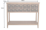 Console HERITAGE 125cm pine wood nature