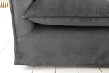 Sofa HEAVEN 200cm removable cover cord grey