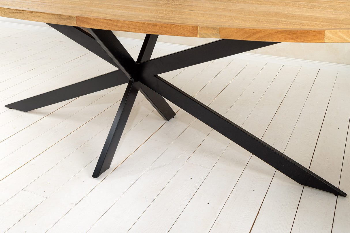 Dining table GALAXIE 240cm oval mango wood natural brown
