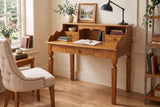 Davenport-Schreibtisch HEMINGWAY 115cm Mangoholz Honig-Finish