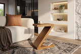 Side table Z 60cm mango wood brown honey finish