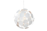 Pendant lamp INFINITY HOME 70cm white silver