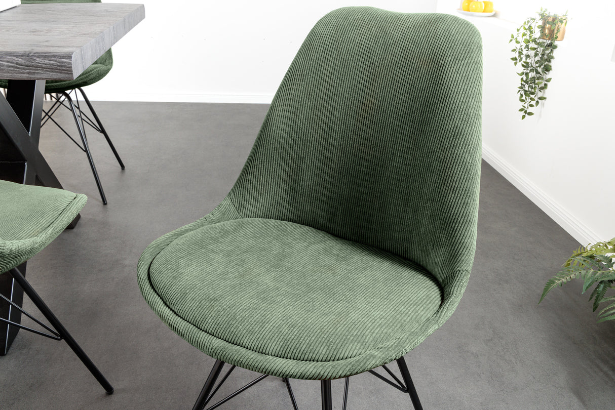 Chair SCANDINAVIA MEISTERSTÜCK cord green