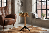 Beistelltisch OCEAN 75cm gold ohne Glasplatte