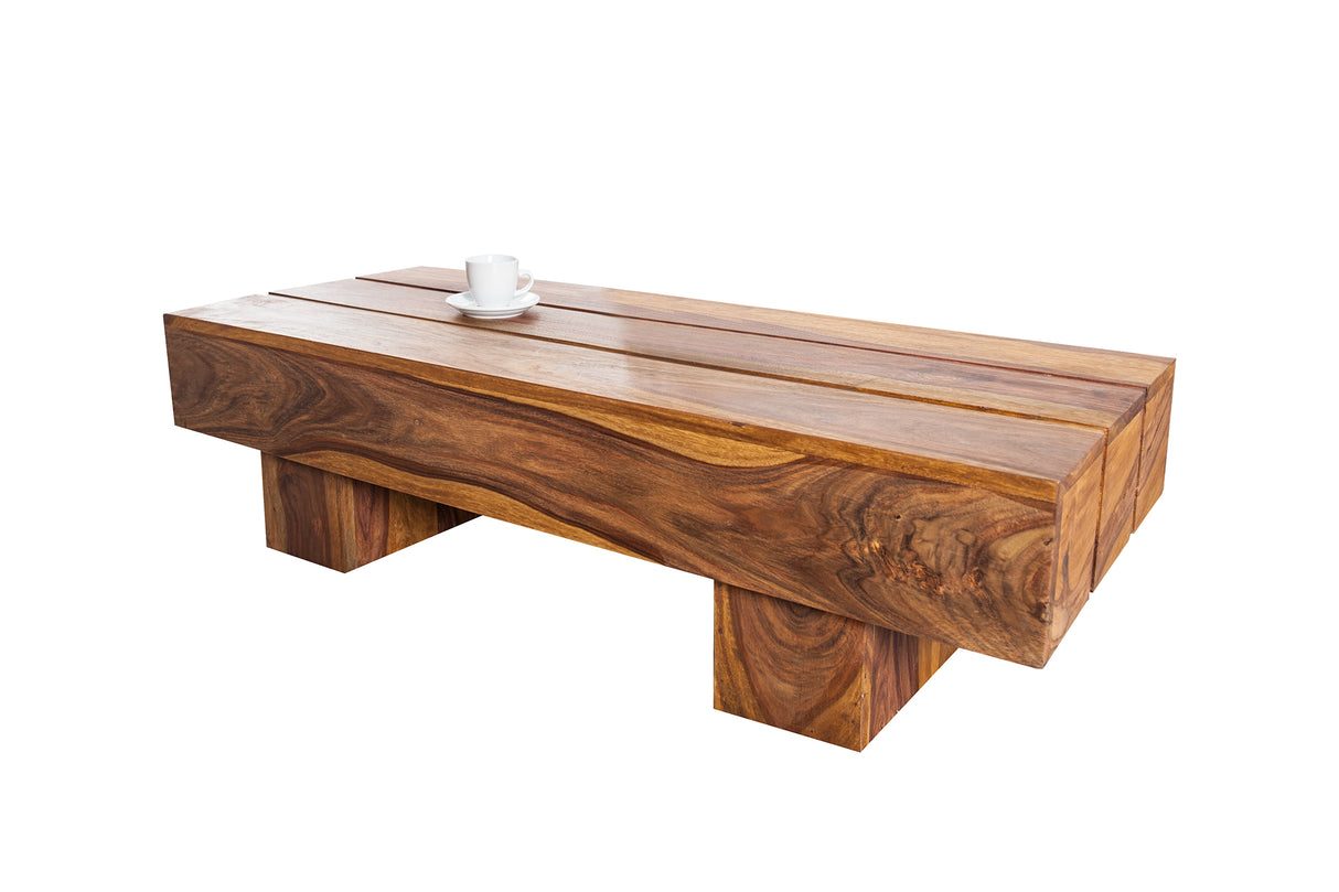 Coffee table BOLT 100cm sheesham wood