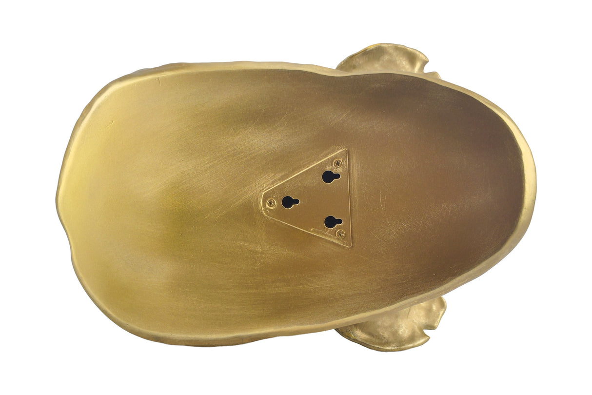 Wall decoration RHINO 40cm handmade gold