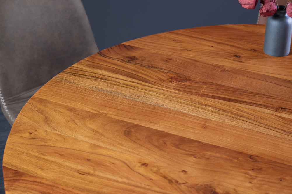 Dining table MAISON JADE Ø 120cm round acacia wood