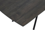 Esstisch SIGNUM 220cm Mangoholz dunkelbraun grau