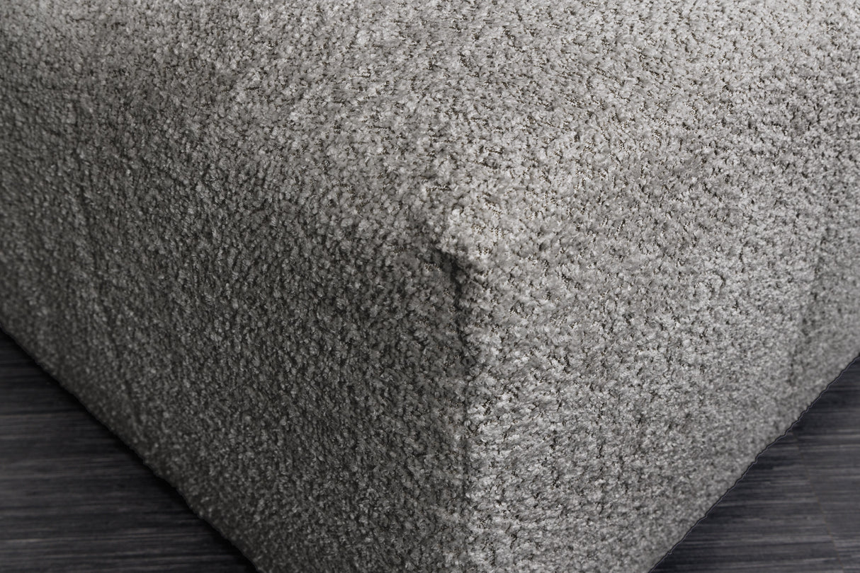 Sofa ROYAL 120cm Federkern Bouclé grau