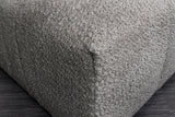 Sofa ROYAL 120cm Federkern Bouclé grau