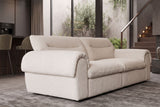 Sofa SIXTH SENSE 245cm 4-seater bouclé beige