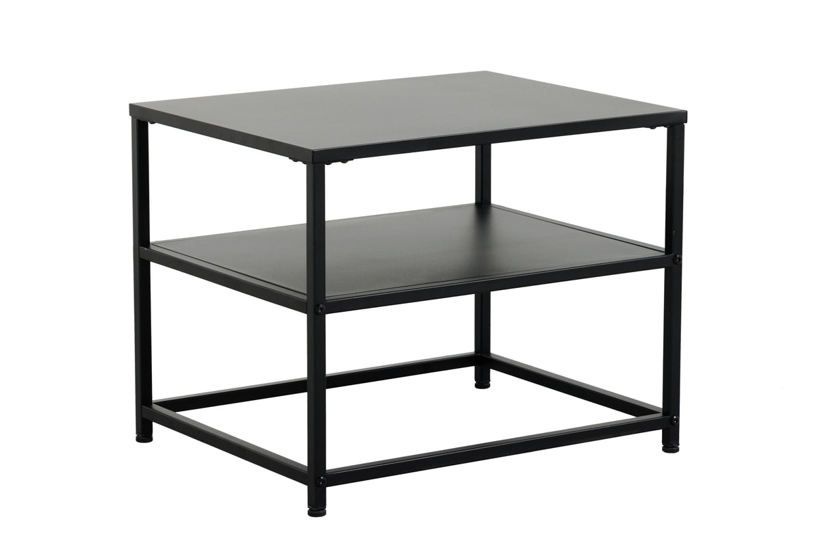 Side table DURA STEEL 50cm powder-coated metal black