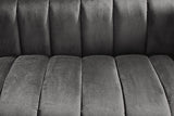 Sofa NOBLESSE 165cm 2-Sitzer Samt grau