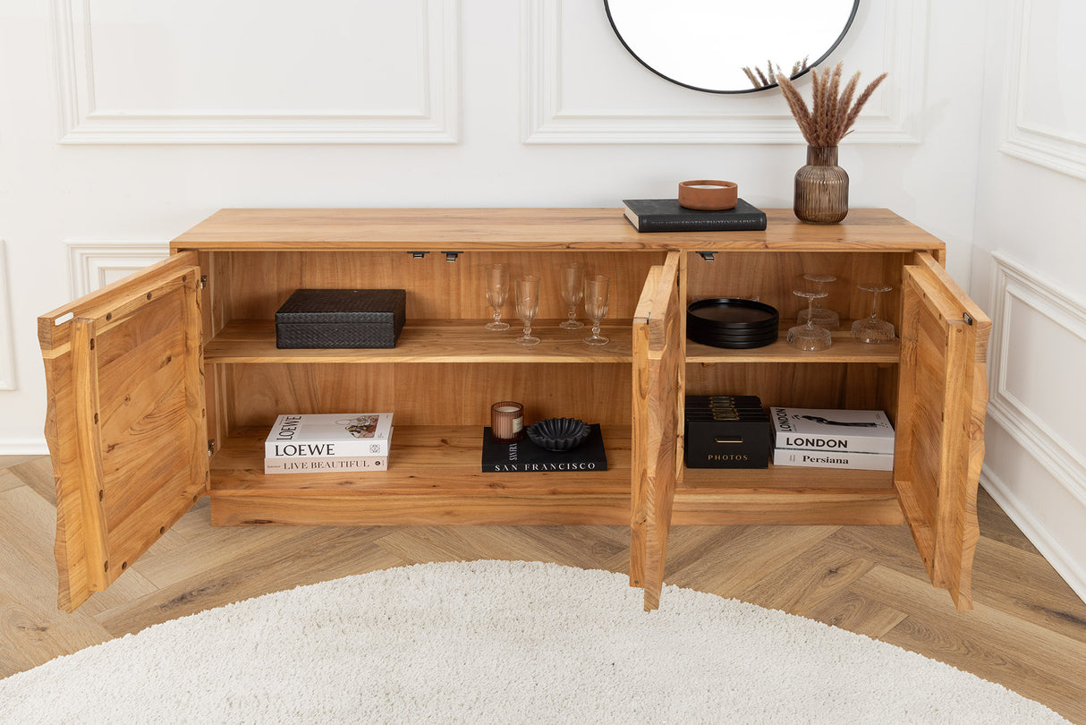 Sideboard DESERT 160cm 3D Akazienholz natur