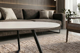 Coffee table MARVELOUS 70cm ceramic white