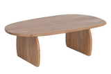 Couchtisch SCULPTURA 110cm skulpturale Form Akazienholz natur