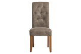 Chair CASA w/ neck roll microfibre taupe