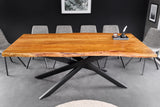 Dining table MAMMUT 200cm acacia wood 35mm natural brown